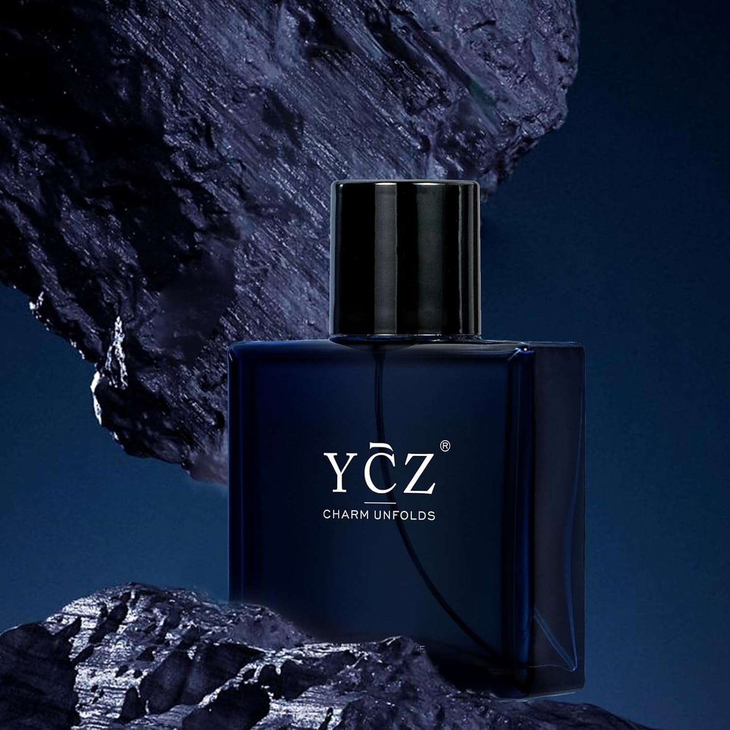 Ycz Charm Unfolds Marine Perfume for Men, 1.7 Oz. Long Lasting Eau De Parfum for Men, Oriental Woody Fragrance - Ideal Special Occasions, Making It the Ideal Gentlemen’S Gift