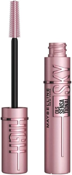 Maybelline New York Lash Sensational Sky High Mascara, Volumising & Lengthening Mascara, Washable Flake-Free Formula Infused with Bamboo Extract & Fibres, 7.2 Ml