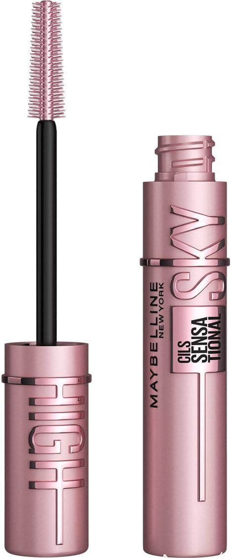 Maybelline New York Lash Sensational Sky High Mascara, Volumising & Lengthening Mascara, Washable Flake-Free Formula Infused with Bamboo Extract & Fibres, 7.2 Ml