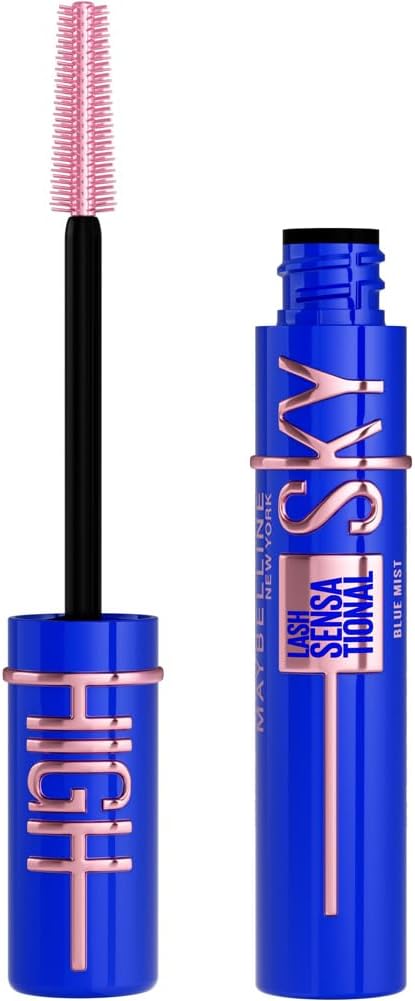 Maybelline New York Lash Sensational Sky High Mascara, Volumising & Lengthening Mascara, Washable Flake-Free Formula Infused with Bamboo Extract & Fibres, 7.2 Ml