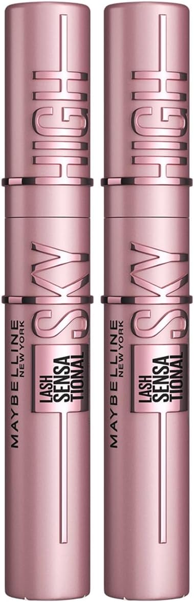 Maybelline New York Lash Sensational Sky High Mascara, Volumising & Lengthening Mascara, Washable Flake-Free Formula Infused with Bamboo Extract & Fibres, 7.2 Ml