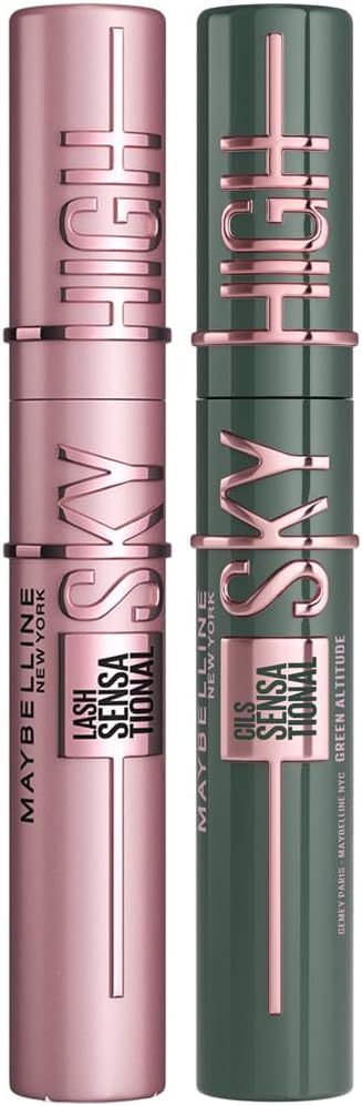 Maybelline New York Lash Sensational Sky High Mascara, Volumising & Lengthening Mascara, Washable Flake-Free Formula Infused with Bamboo Extract & Fibres, 7.2 Ml