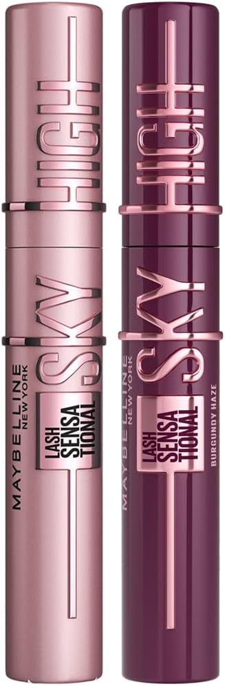 Maybelline New York Lash Sensational Sky High Mascara, Volumising & Lengthening Mascara, Washable Flake-Free Formula Infused with Bamboo Extract & Fibres, 7.2 Ml