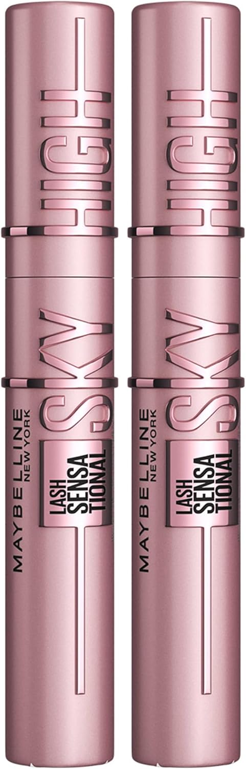 Maybelline New York Lash Sensational Sky High Mascara, Volumising & Lengthening Mascara, Washable Flake-Free Formula Infused with Bamboo Extract & Fibres, 7.2 Ml