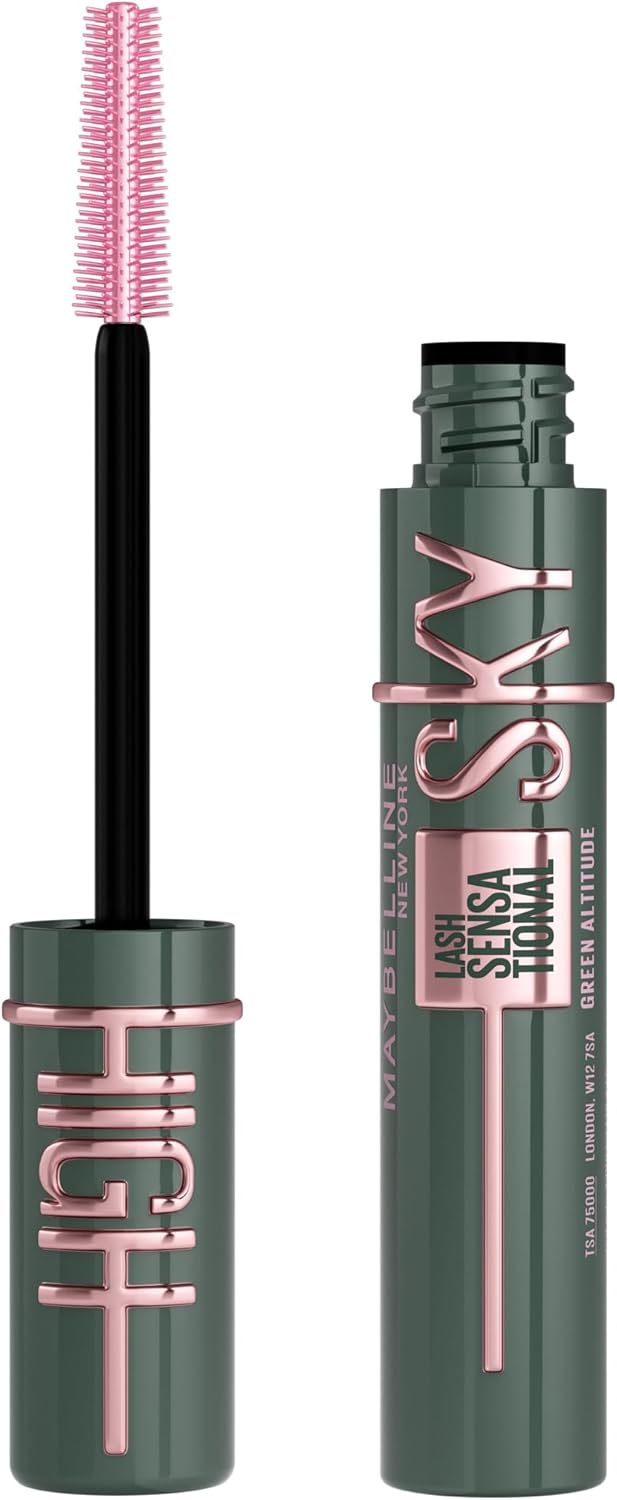 Maybelline New York Lash Sensational Sky High Mascara, Volumising & Lengthening Mascara, Washable Flake-Free Formula Infused with Bamboo Extract & Fibres, 7.2 Ml