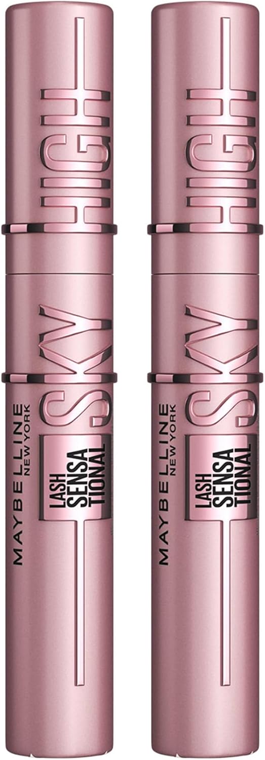 Maybelline New York Lash Sensational Sky High Mascara, Volumising & Lengthening Mascara, Washable Flake-Free Formula Infused with Bamboo Extract & Fibres, 7.2 Ml