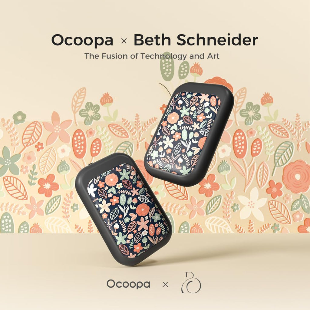 Magnetic Rechargeable Hand Warmers 2 Pack, Card-Style Electric Hand Warmer, Pocket Battery Operated Heater, UL Certified, 3 Heat Settings, Tech Gifts for Men,Purse Must Haves, UT4 Young