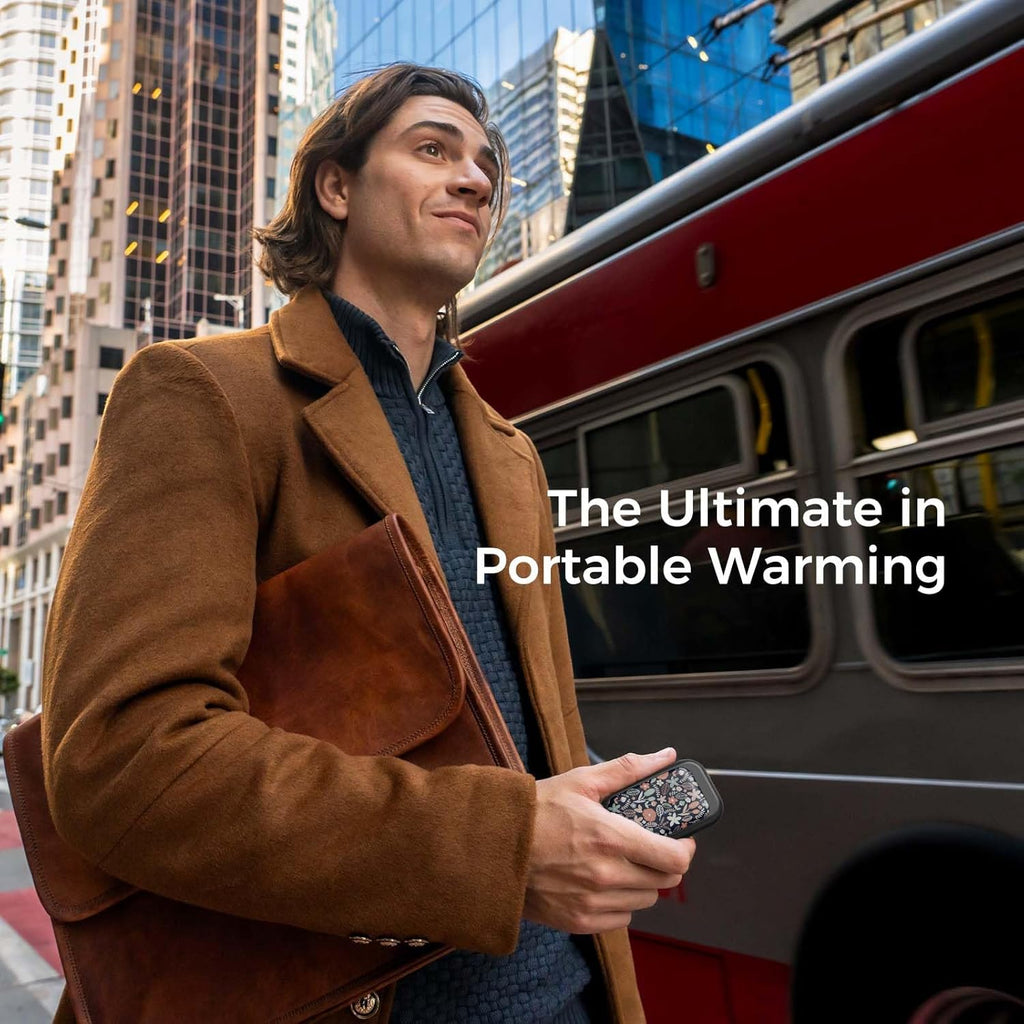 Magnetic Rechargeable Hand Warmers 2 Pack, Card-Style Electric Hand Warmer, Pocket Battery Operated Heater, UL Certified, 3 Heat Settings, Tech Gifts for Men,Purse Must Haves, UT4 Young