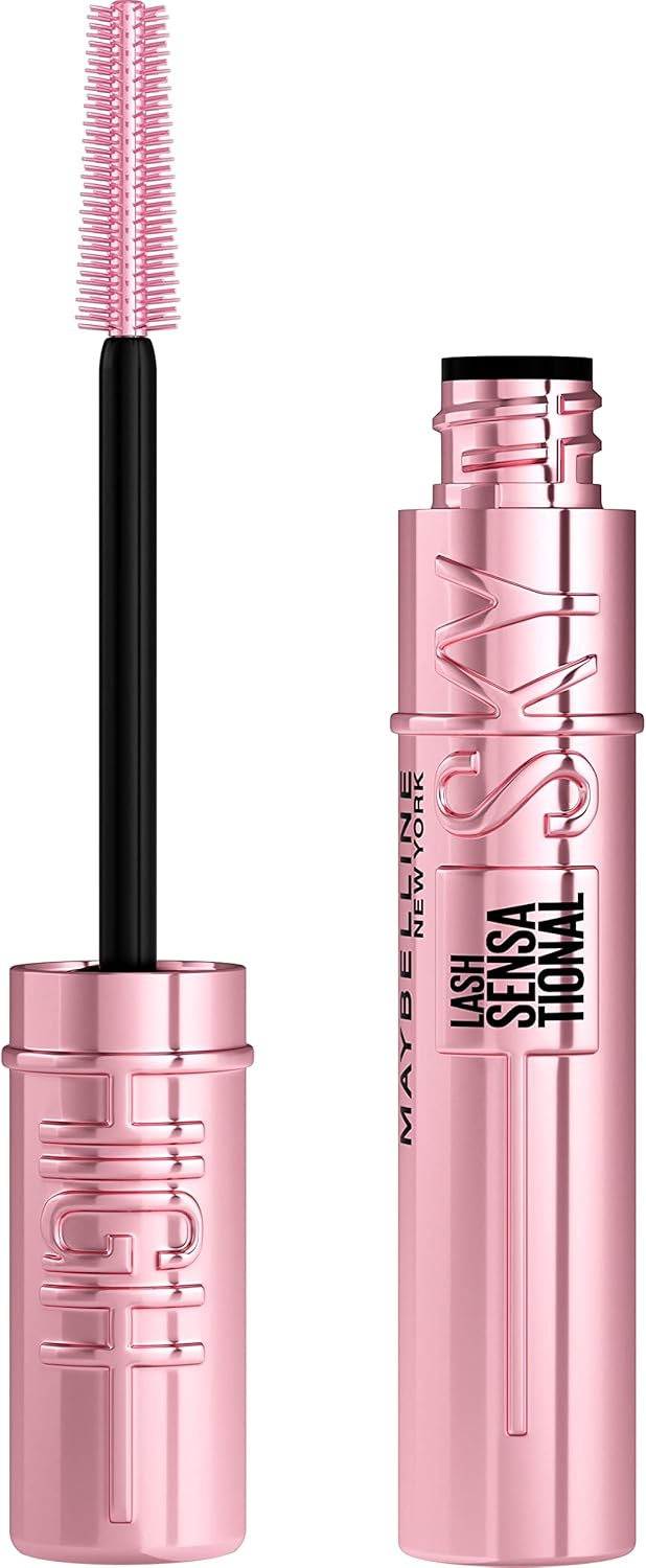 Maybelline New York Lash Sensational Sky High Mascara, Volumising & Lengthening Mascara, Washable Flake-Free Formula Infused with Bamboo Extract & Fibres, 7.2 Ml