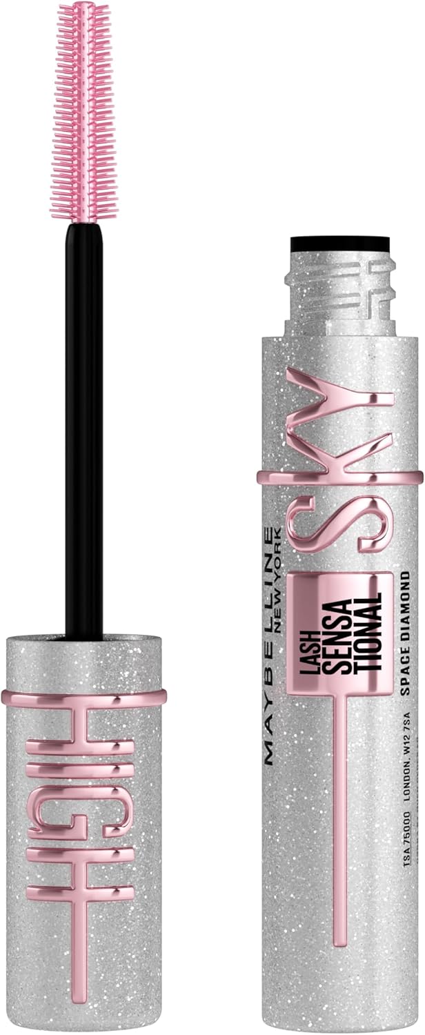 Maybelline New York Lash Sensational Sky High Mascara, Volumising & Lengthening Mascara, Washable Flake-Free Formula Infused with Bamboo Extract & Fibres, 7.2 Ml