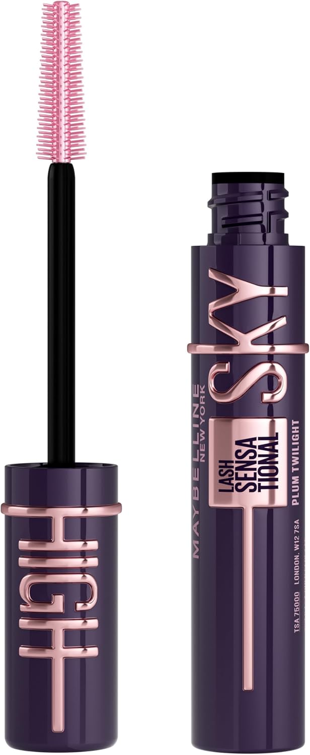 Maybelline New York Lash Sensational Sky High Mascara, Volumising & Lengthening Mascara, Washable Flake-Free Formula Infused with Bamboo Extract & Fibres, 7.2 Ml