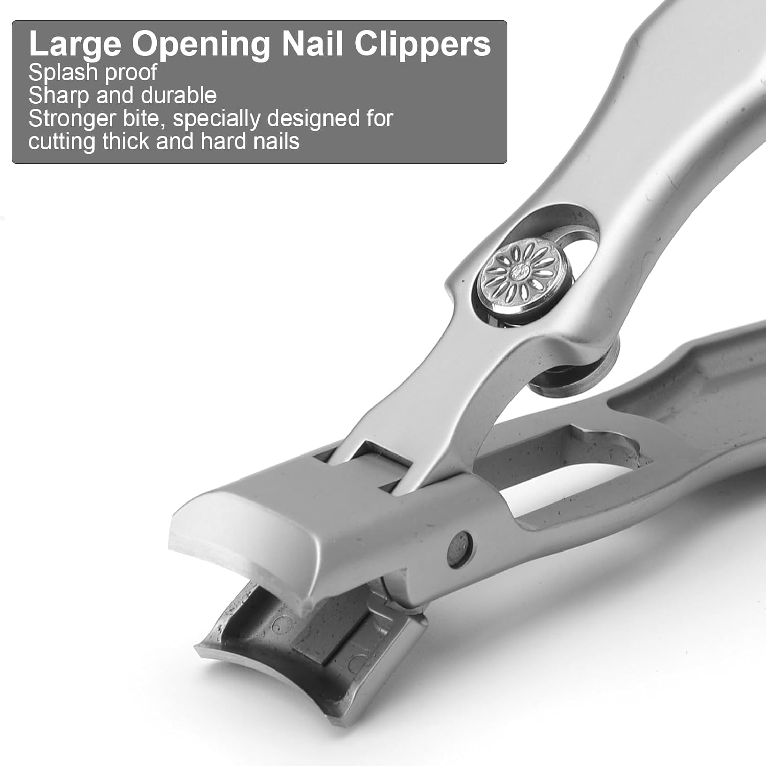 German Nail Clippers - Best for Thick Nails & Acrylic, Toe Nail Clippers