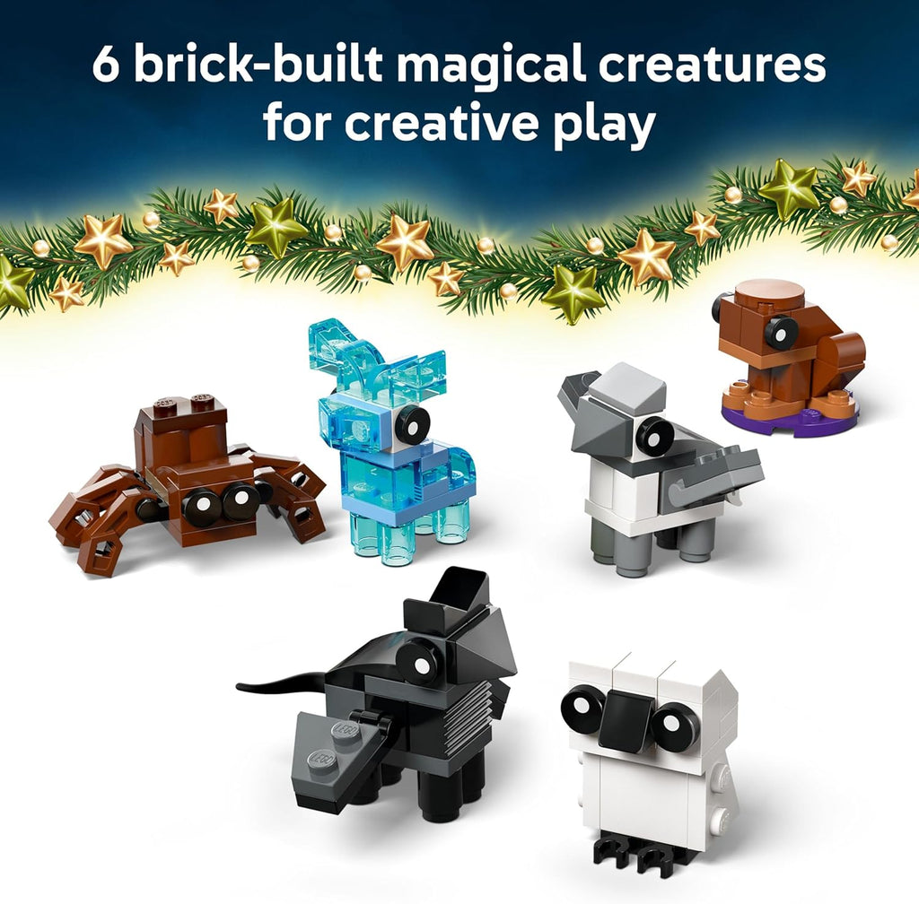 Harry Potter Advent Calendar 2025 for 7+ Year Old Boys & Girls - Christmas Countdown Toy with 24 Surprises Incl. 8 Minifigures in Festive Jumpers, & Mini Builds - Gift Idea - 76456