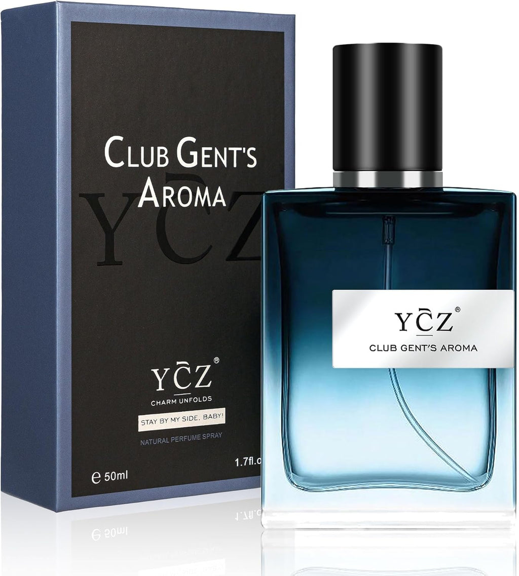 Ycz Charm Unfolds Marine Perfume for Men, 1.7 Oz. Long Lasting Eau De Parfum for Men, Oriental Woody Fragrance - Ideal Special Occasions, Making It the Ideal Gentlemen’S Gift
