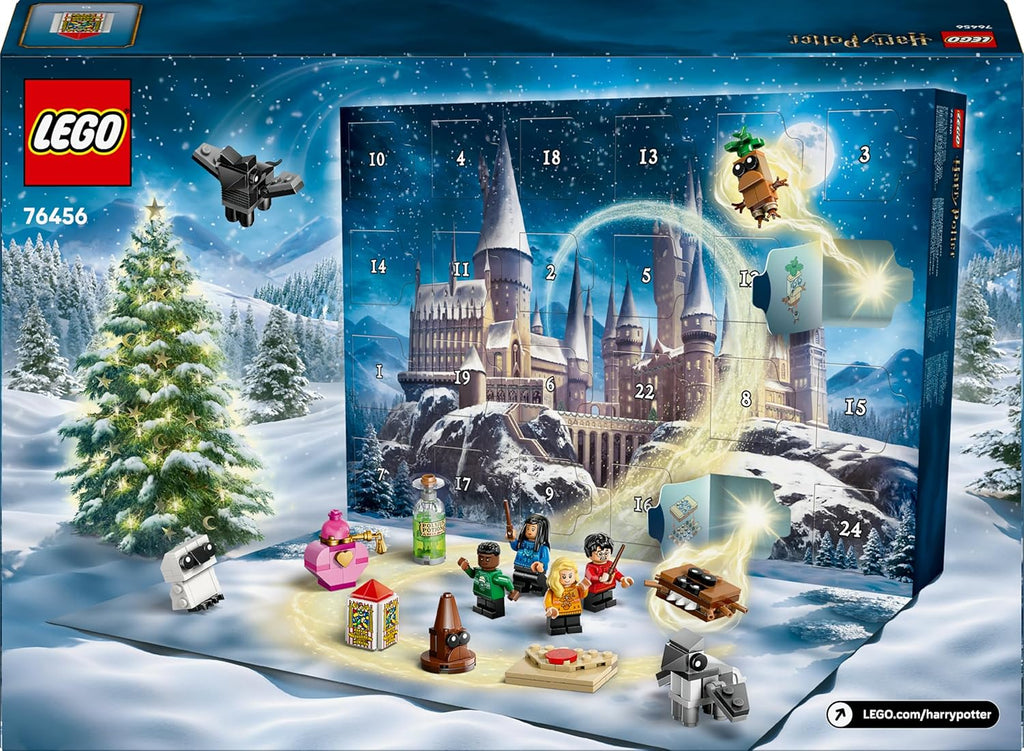 Harry Potter Advent Calendar 2025 for 7+ Year Old Boys & Girls - Christmas Countdown Toy with 24 Surprises Incl. 8 Minifigures in Festive Jumpers, & Mini Builds - Gift Idea - 76456