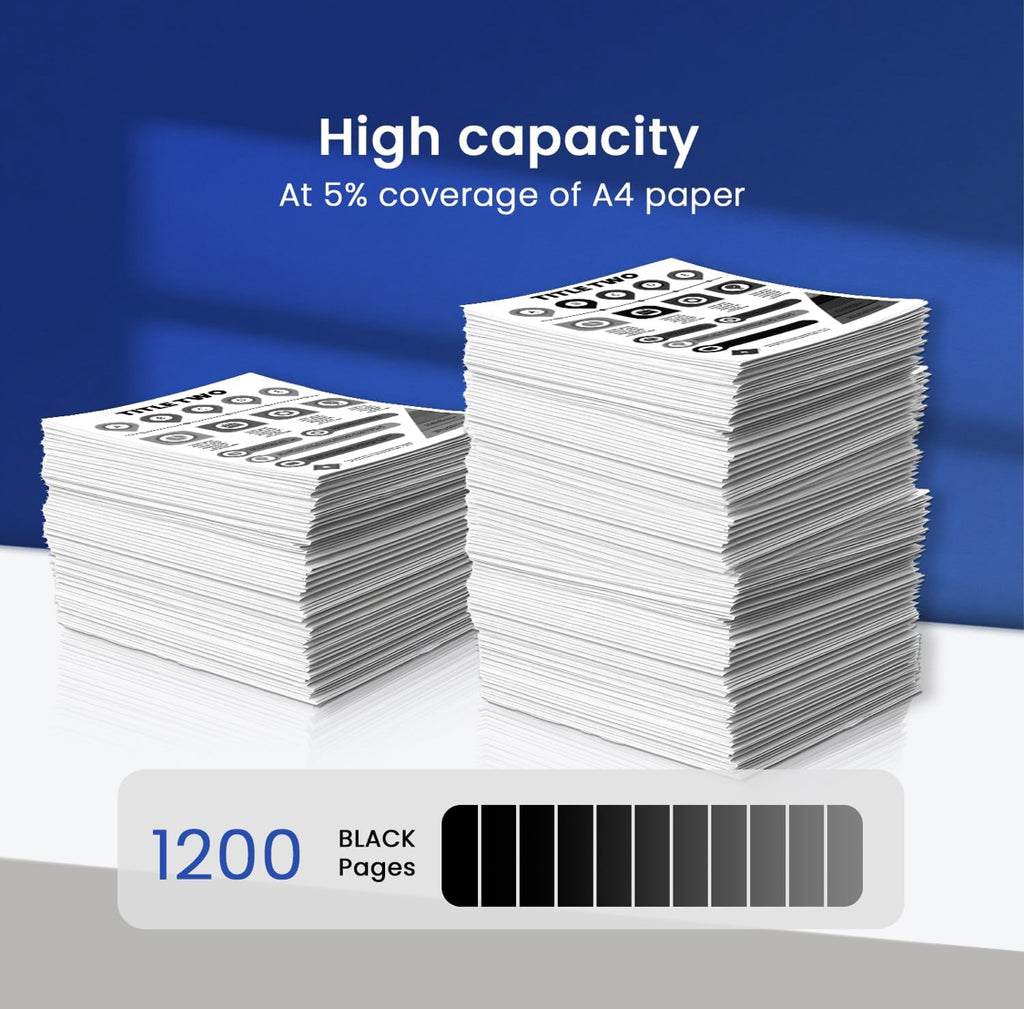 Hookink Twin Pack Brother TN-2510 Black Toner Cartridge