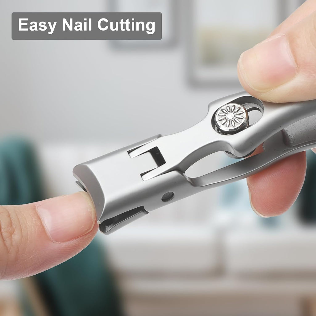German Nail Clippers - Best for Thick Nails & Acrylic, Toe Nail Clippers