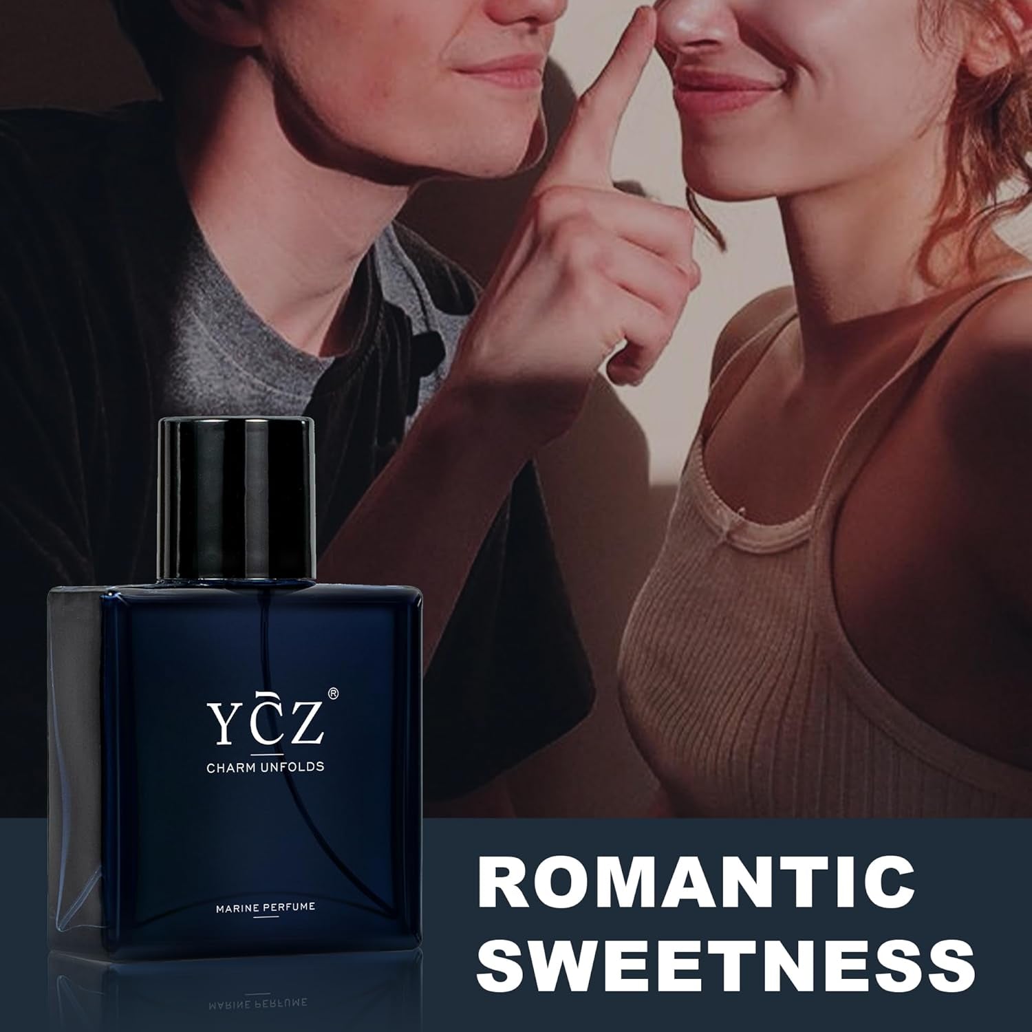 Ycz Charm Unfolds Marine Perfume for Men, 1.7 Oz. Long Lasting Eau De Parfum for Men, Oriental Woody Fragrance - Ideal Special Occasions, Making It the Ideal Gentlemen’S Gift